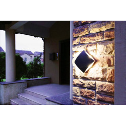 Applique Gris Foncé PILO, LED Intégrée, 11W, 760 lumens, 4000K, IP54, 230V, Classe I - CALI