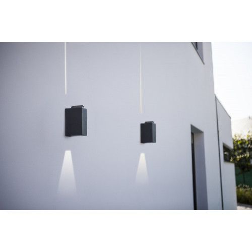 Applique Gris Foncé EVANS, LED Intégrée, 6W, 110 lumens, 4000K, IP54, 230V, Classe I - CALI