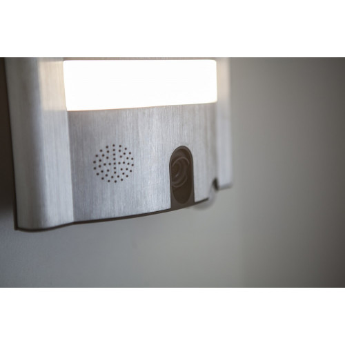 Applique Acier Brossé VESTA, LED Intégrée, 30W, 1350 lumens, 3000K, IP54, 230V, Classe I - CALI