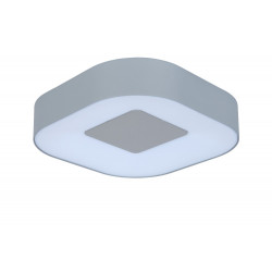 Applique Argent UBLO carrée, LED Intégrée, 16W, 950 lumens, 3000K, IP54, 230V, Classe I - CALI