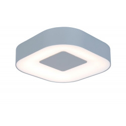 Applique Argent UBLO carrée, LED Intégrée, 16W, 950 lumens, 3000K, IP54, 230V, Classe I - CALI