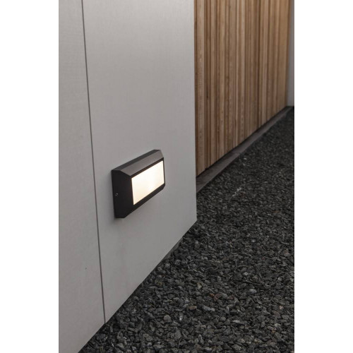 Applique Gris Foncé HELENA direct, LED Intégrée, 10W, 400 lumens, 4000K, IP54, 230V, Classe I - CALI