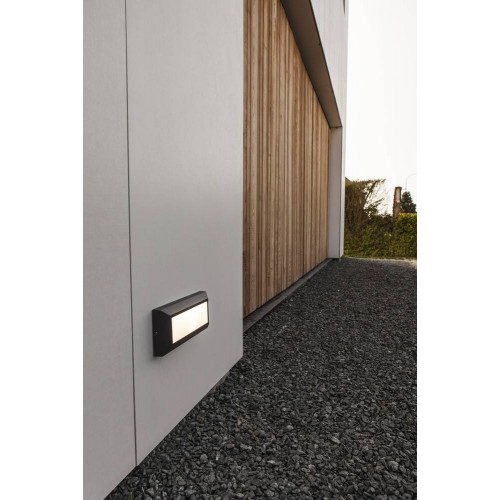 Applique Gris Foncé HELENA direct, LED Intégrée, 10W, 400 lumens, 4000K, IP54, 230V, Classe I - CALI