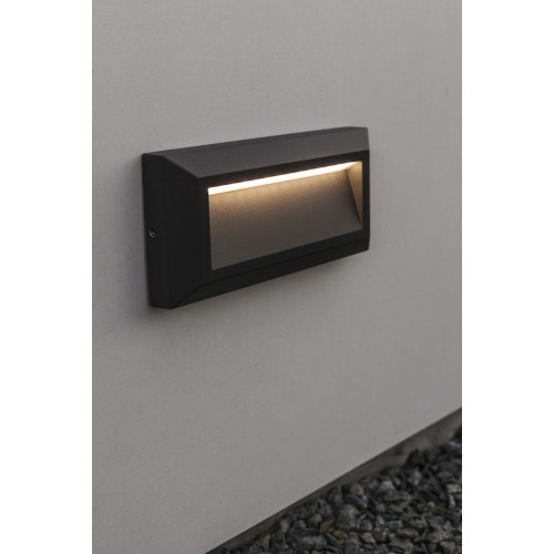 Applique Gris Foncé HELENA indirect, LED Intégrée, 10W, 400 lumens, 4000K, IP54, 230V, Classe I - CALI