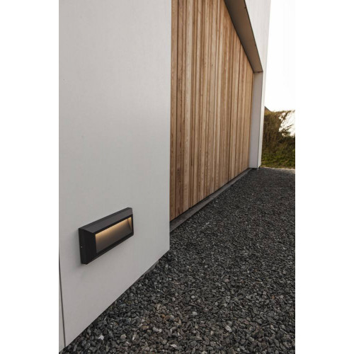 Applique Gris Foncé HELENA indirect, LED Intégrée, 10W, 400 lumens, 4000K, IP54, 230V, Classe I - CALI