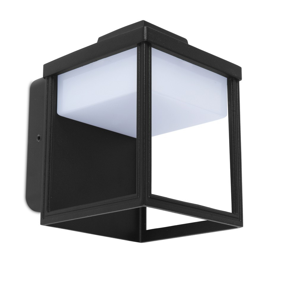 Applique Noir Matt ZOE, LED Intégrée, 9W, 330 lumens, 3000K, IP54, 230V, Classe I