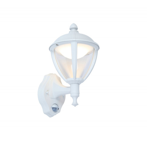 Applique Blanc UNITE à détection, LED Intégrée, 9W, 330 lumens, 3000K, IP44, 230V, Classe I - CALI