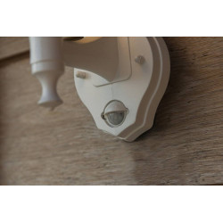 Applique Blanc UNITE à détection, LED Intégrée, 9W, 330 lumens, 3000K, IP44, 230V, Classe I - CALI