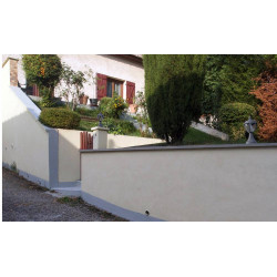 Borne Noir Matt UNITE, LED Intégrée, 9W, 330 lumens, 3000K, IP44, 230V, Classe I - CALI