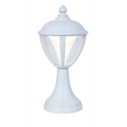 Borne Blanc Matt UNITE, LED Intégrée, 9W, 330 lumens, 3000K, IP44, 230V, Classe I - CALI
