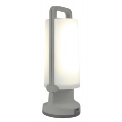 Lampe à poser Gris Argenté DRAGONFLY, LED Intégrée, 1W, 120 lumens, 4000K, IP54, SOLAIRE, Classe III de marque CALI, référence: B5464600
