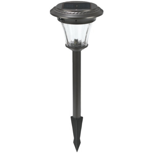 Borne Noire MAXIMUS, LED Intégrée, 90 lumens, 3000K, IP44, SOLAIRE, Classe III - CALI