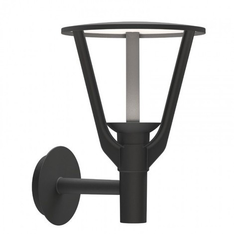 Applique Noire KRONEMBOURG, Ampoule Gu10 non fournie, Max 8W, IP44, 230V, Classe I