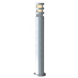 Borne Aluminium DARWIN, Ampoule E27 non fournie, Max 18W, IP44, 230V, Classe II - CALI
