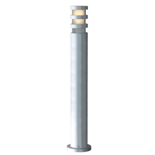 Borne Aluminium DARWIN, Ampoule E27 non fournie, Max 18W, IP44, 230V, Classe II - CALI