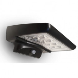 Applique Noire TIGRE, LED Intégrée, 300 lumens, 6000K, IP44, SOLAIRE, Classe III - CALI