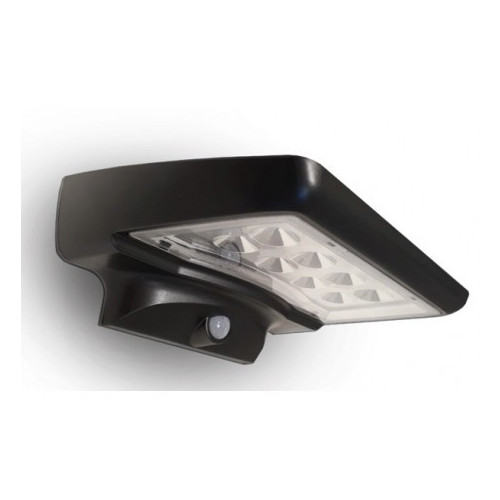 Applique Noire TIGRE, LED Intégrée, 300 lumens, 6000K, IP44, SOLAIRE, Classe III - CALI