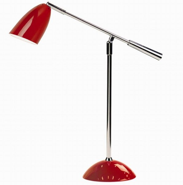 Lampe à poser Rouge Einstein, Gu10, 35W, IP20, 230V