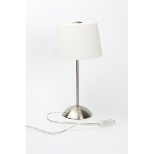 Lampe à poser Acier Brossé Tokio, E14, 40W, IP20, 230V - CALI
