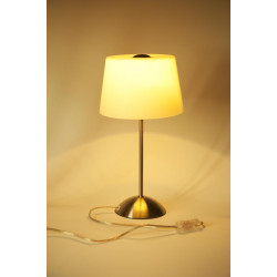 Lampe à poser Acier Brossé Tokio, E14, 40W, IP20, 230V - CALI