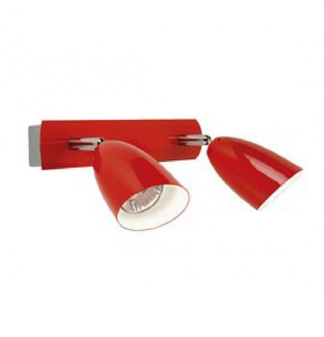 Applique Rouge Einstein, Gu10, 2x 35W, IP20, 230V