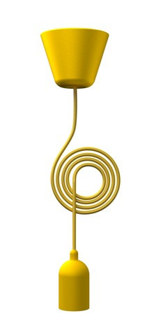 Suspension Jaune Funk, E27, Max 25W, IP20, 230V, Classe II
