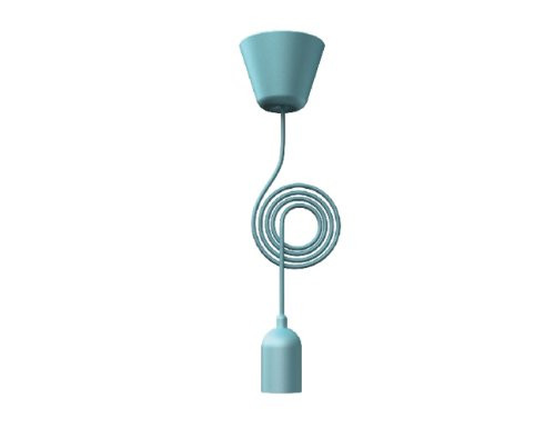 Suspension Turquoise Funk, E27, Max 25W, IP20, 230V, Classe II