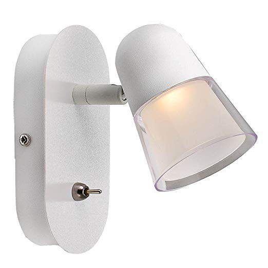 Applique Blanche Arles, LED Intégrée, 3W, IP20, 230V, Classe I