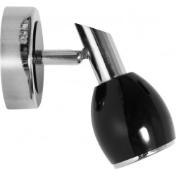 Applique Colors, Noir & Chrome, 1x GU10-Max.50W, IP20, 230V, Classe I - Britop