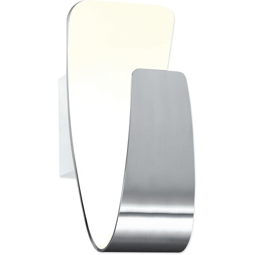 Applique Chrome & Blanche Gondola, LED 6W, IP20, 230V, Classe I - Britop