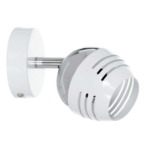 Applique Chrome/Blanc Hypnos, Inclue 1xG9 28W , IP20, 230V AC, Classe I - Spot-Light