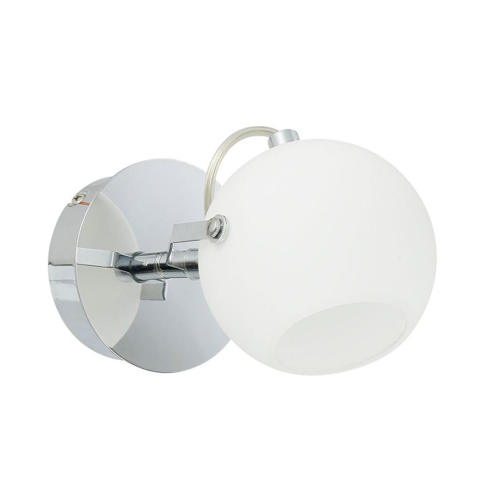 Applique Chrome & Blanc Ida, 1x LED 3W, IP20, 230V, Classe I