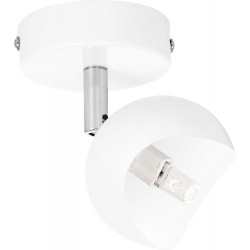 Applique Blanche & Chrome Kita, 1x G9-28W, IP20, 230V, Classe I - Britop