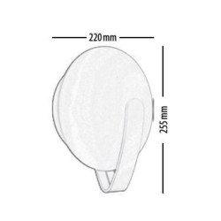 Applique Blanc Sat, Led inclue 9W, IP20, 230V AC, Classe I - Spot-Light