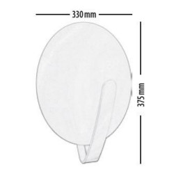 Applique Blanc Sat, Led inclue 18W IP20, 230V AC, Classe I - Spot-Light