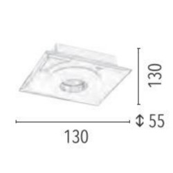 Applique Chrome Vito, LED Inclue 1x 6W , IP20, 230V AC, Classe I - Spot-Light