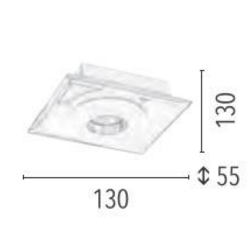 Applique Chrome Vito, LED Inclue 1x 6W , IP20, 230V AC, Classe I - Spot-Light