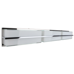 Applique Chrome & Blanc Sally, LED intégrée 30W, 2400 lm, 3000K, IP20, 230V,Classe I - Spot-Light