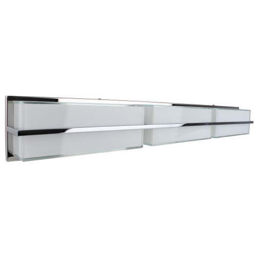 Applique Chrome & Blanc Sally, LED intégrée 30W, 2400 lm, 3000K, IP20, 230V,Classe I - Spot-Light
