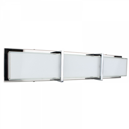 Applique Chrome & Blanc Zoey, LED intégrée 27W, 2400 lm, 3000K, IP20, 230V,Classe I - Spot-Light