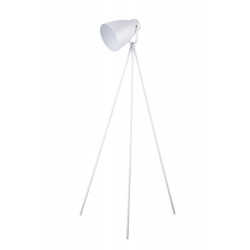 Lampadaire Blanc Marla, 1xE27 Max 60W , IP20, 230V AC, Classe II - Spot-Light