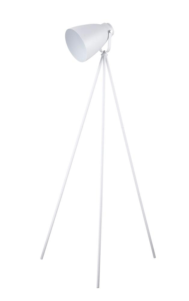 Lampadaire Blanc Marla, 1xE27 Max 60W , IP20, 230V AC, Classe II