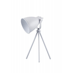 Lampe à poser Blanc Marla, 1xE27 Max 40W , IP20, 230V AC, Classe II - Spot-Light