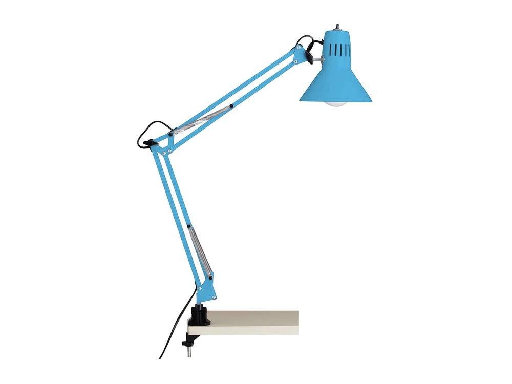 Lampe à poser Bleu Pastel Felix, 1xE27 Max 40W , IP20, 230V AC, Classe II