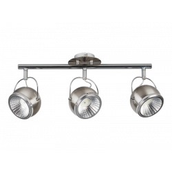 Plafonnier Satin Ball, Led inclue 3xGU10 5,5W , IP20, 230V AC, Classe I - Spot-Light