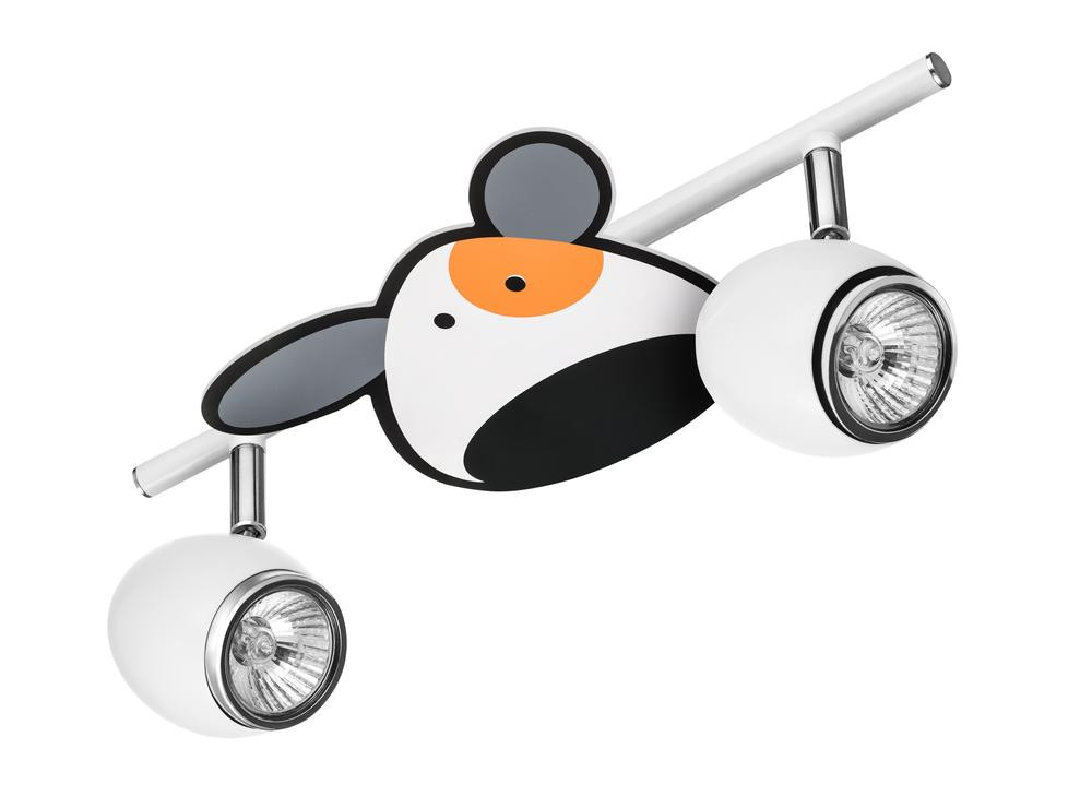 Plafonnier Fantaisie Doggy, 2x GU10-Max.50W, IP20, 230V, Classe I