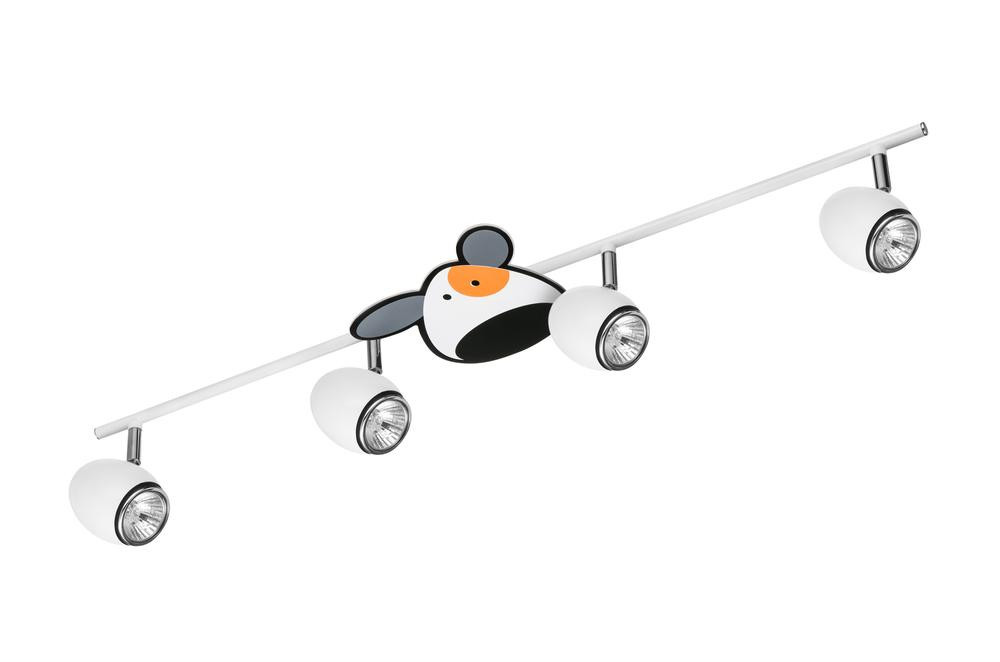 Plafonnier Fantaisie Doggy, 4x GU10-Max.50W, IP20, 230V, Classe I