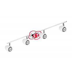 Plafonnier Fantaisie Fly, 4x GU10-Max.50W, IP20, 230V, Classe I - Britop