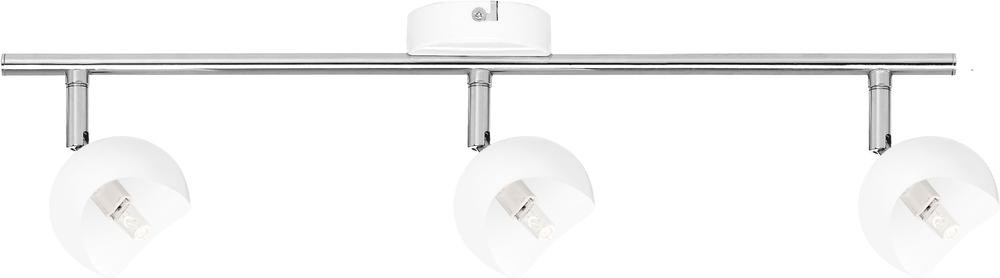 Plafonnier Blanc & Chrome Kita, 3x G9-28W, IP20, 230V, Classe I