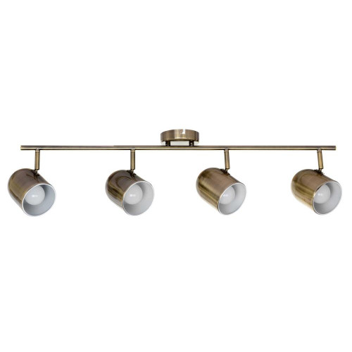 Plafonnier Laiton Olivia, 4xE27 Max 60 W, IP20, 230V AC, Classe I - Spot-Light